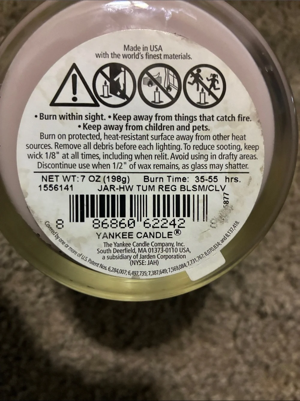 Yankee Candle Balsam & Clove Scented Jar Candle - 7 oz